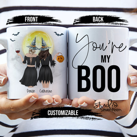 Personalized Witch Mug - You're My Boo