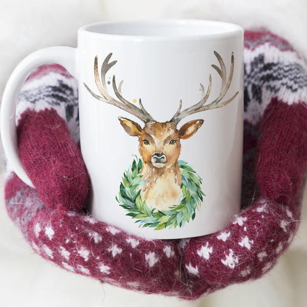 Christmas Deer Coffee Mug