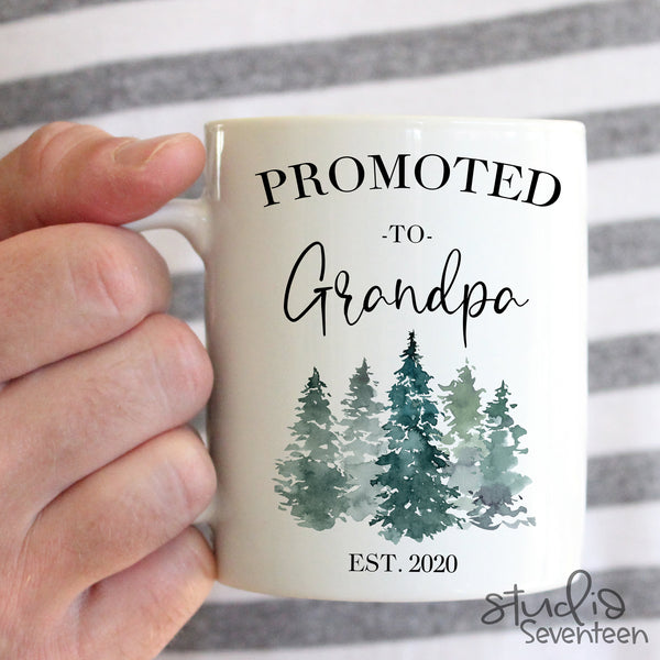 Grandparent Pregnancy Announcement, Grandma Mug, Grandpa Mug, Grandparent Coffee Mugs, Pregnancy Reveal Mug, Baby Announcement, Est 2020