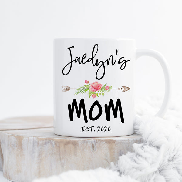 Mom Mug with Child's Name