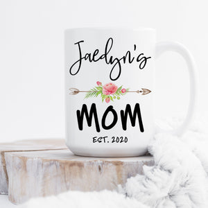 Mom Mug with Child's Name