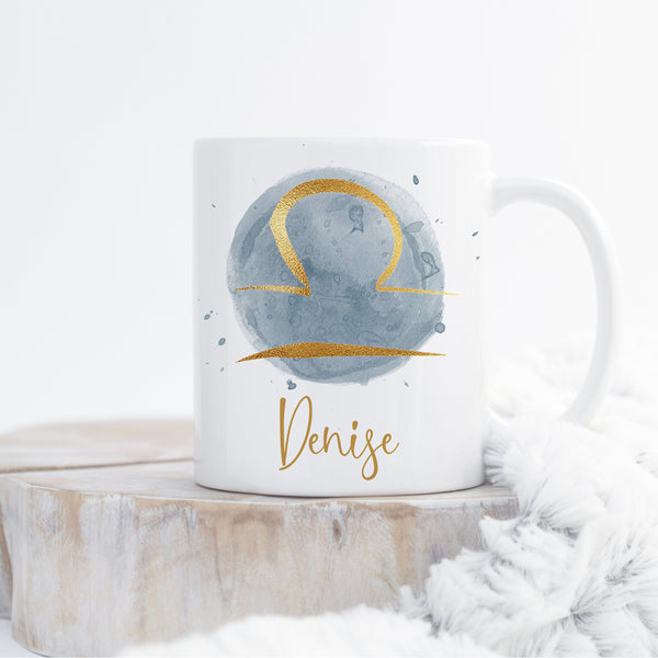 Libra Coffee Mug, Libra Constellation, Horoscope Gifts, Gift for Libra, Zodiac Sign Mug, Astrology Gifts