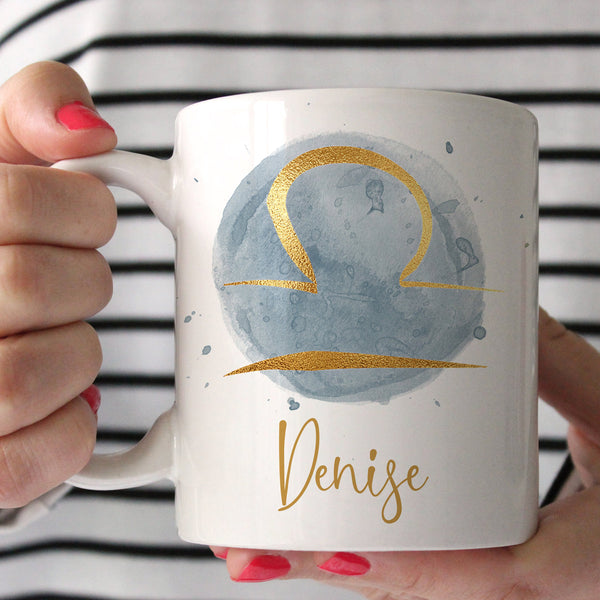 Libra Coffee Mug, Libra Constellation, Horoscope Gifts, Gift for Libra, Zodiac Sign Mug, Astrology Gifts