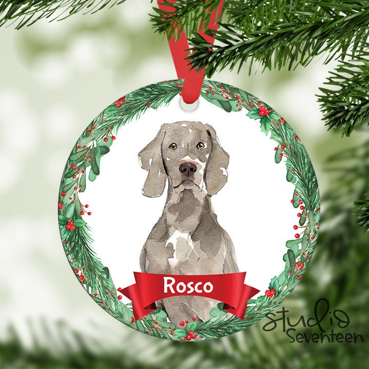 Personalized Dog Ornament