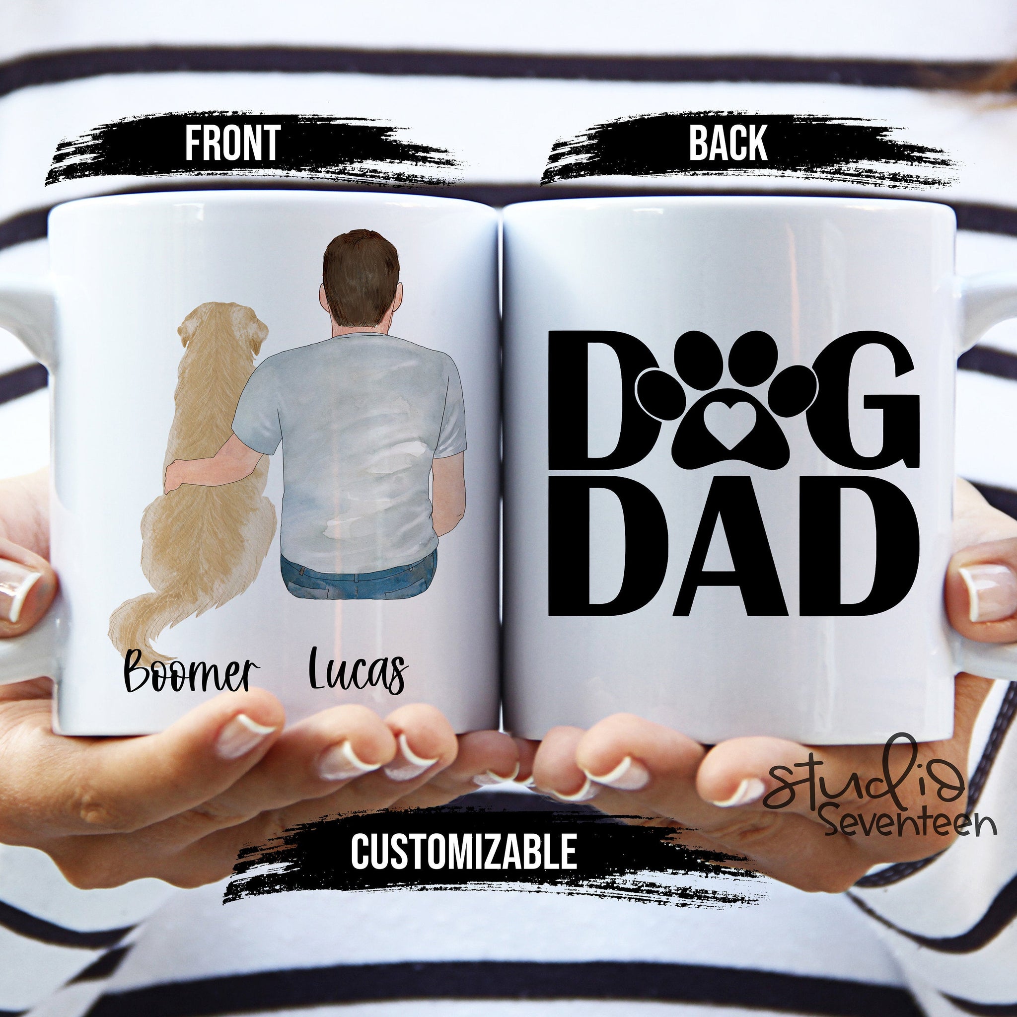 Dog store dad mug