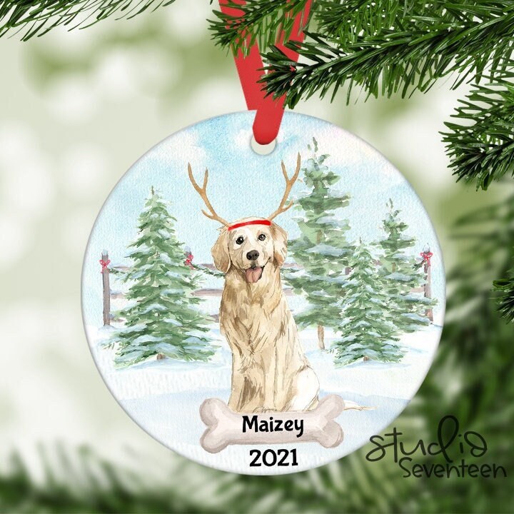 Personalized Dog Ornament