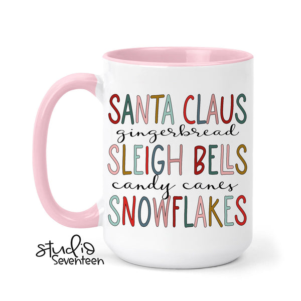 Christmas Words Mug