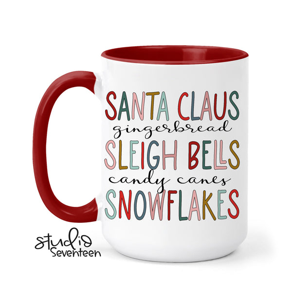 Christmas Words Mug