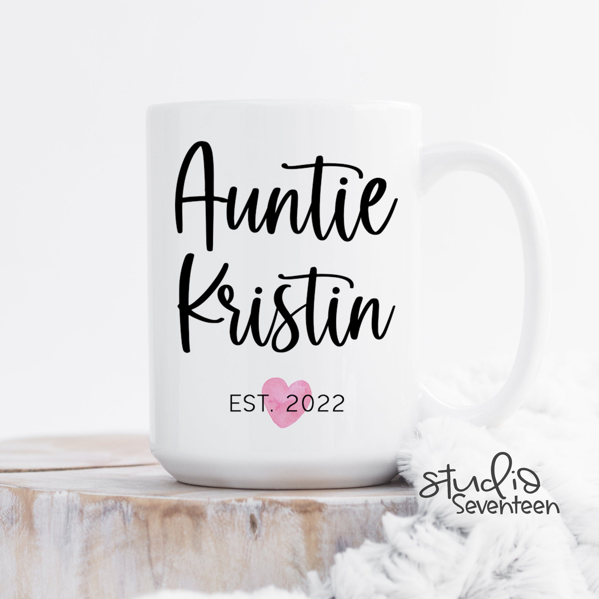 Personalized Auntie Mug